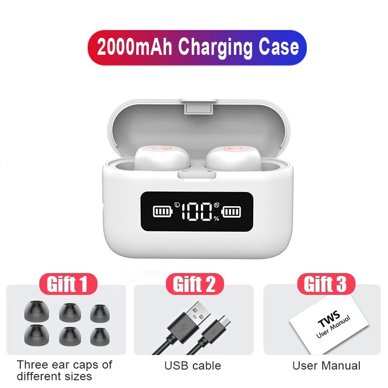 B281 Bluetooth Earphone Touch Earphones Wireless Headphones Bloototh Earphone