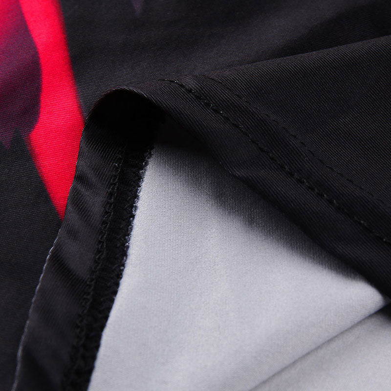 Summer Fall Boho Floral Women Elegant Plus Size Maxi Dress Vestidos Spaghetti Strap Sleeveless Evening Party Long Dress Red 5XL