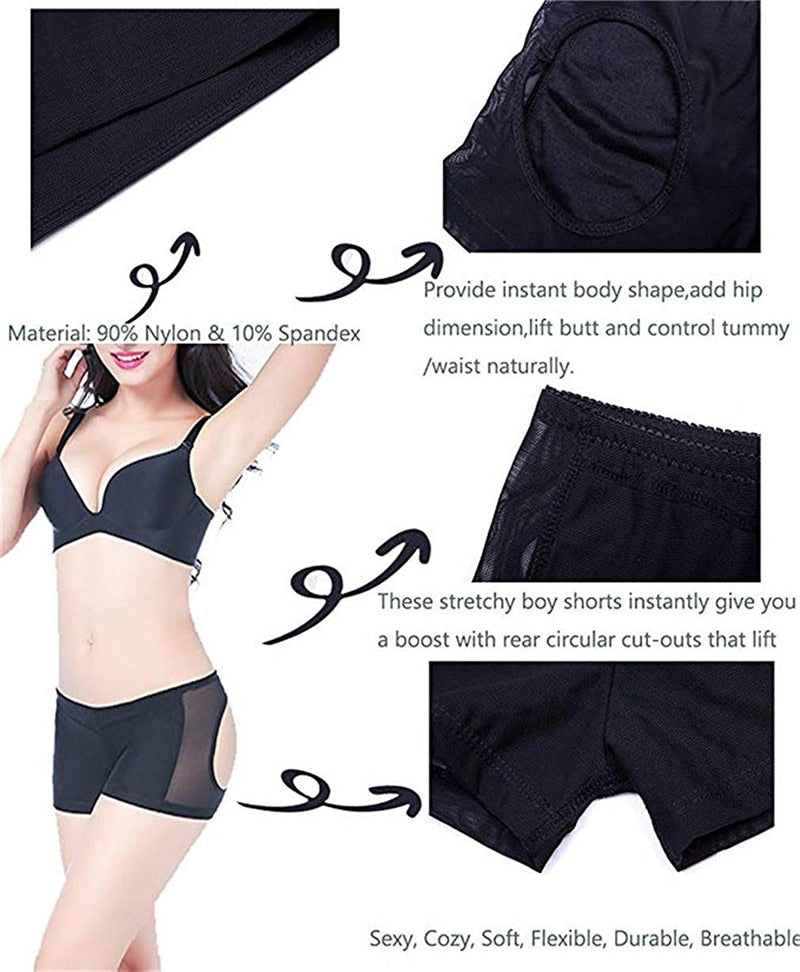 NINGMI Seamless Waist Trainer Hot Pants Control Panties Sexy Butt Lifter Brief for Women Wedding Girdle Pant Body Shapers Short