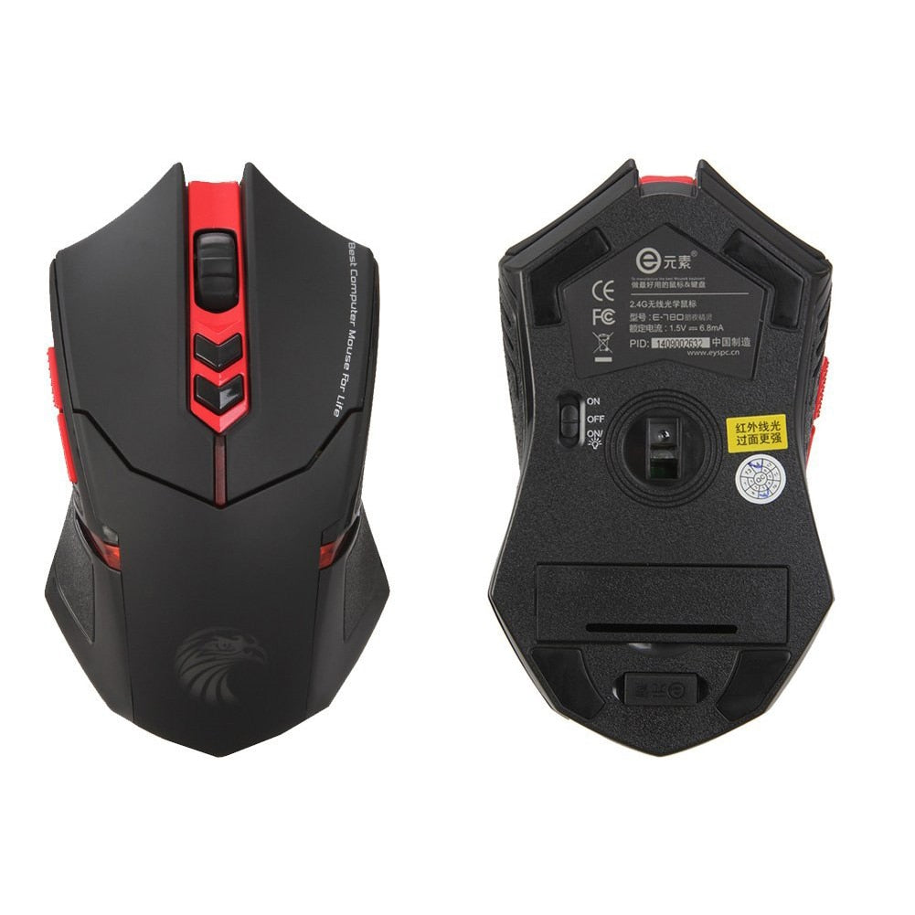 E YUANSU Ergonomic 2.4GHz ultra-thin multimedia wireless keyboard and mouse for laptop Desktop Combo Compatible with Windows 2