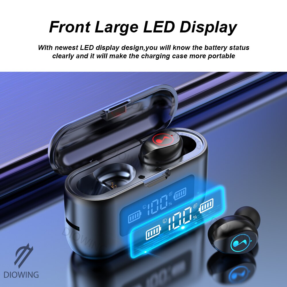 B281 Bluetooth Earphone Touch Earphones Wireless Headphones Bloototh Earphone