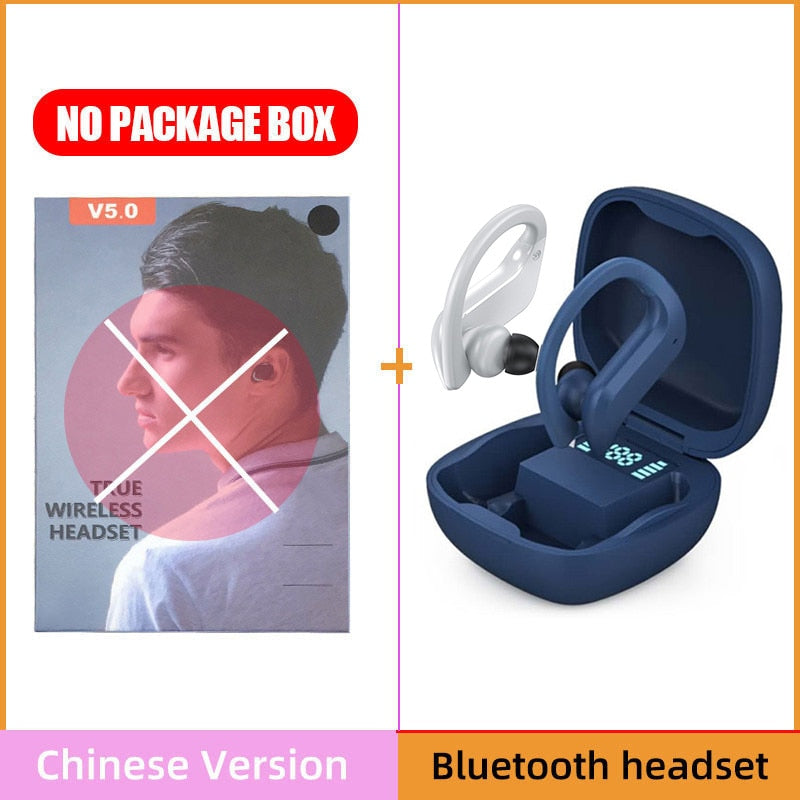 TWS Bluetooth 5.0 Earphones Wireless Bluetooth Headphone Noise Cancelling 9D HiFi Stereo Sport Headset Handsfree With Microphone